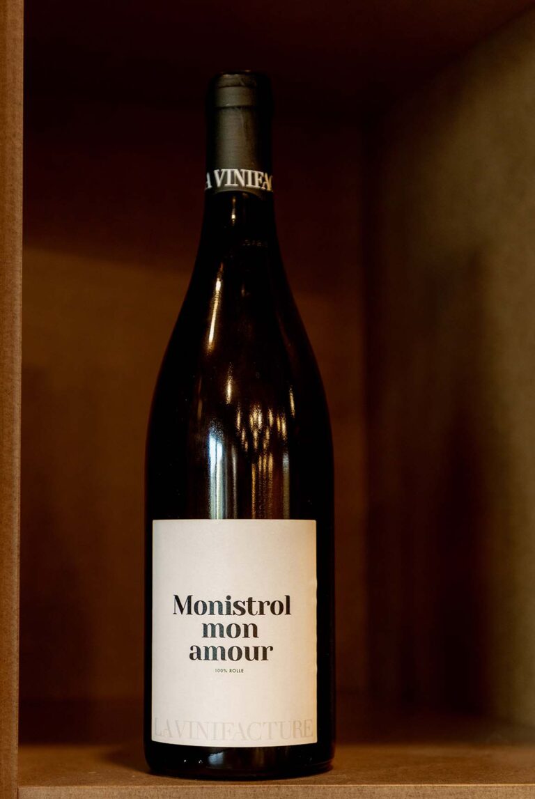 Vin La Vinifacture, vin Monistrol Mon Amour 100% rolle